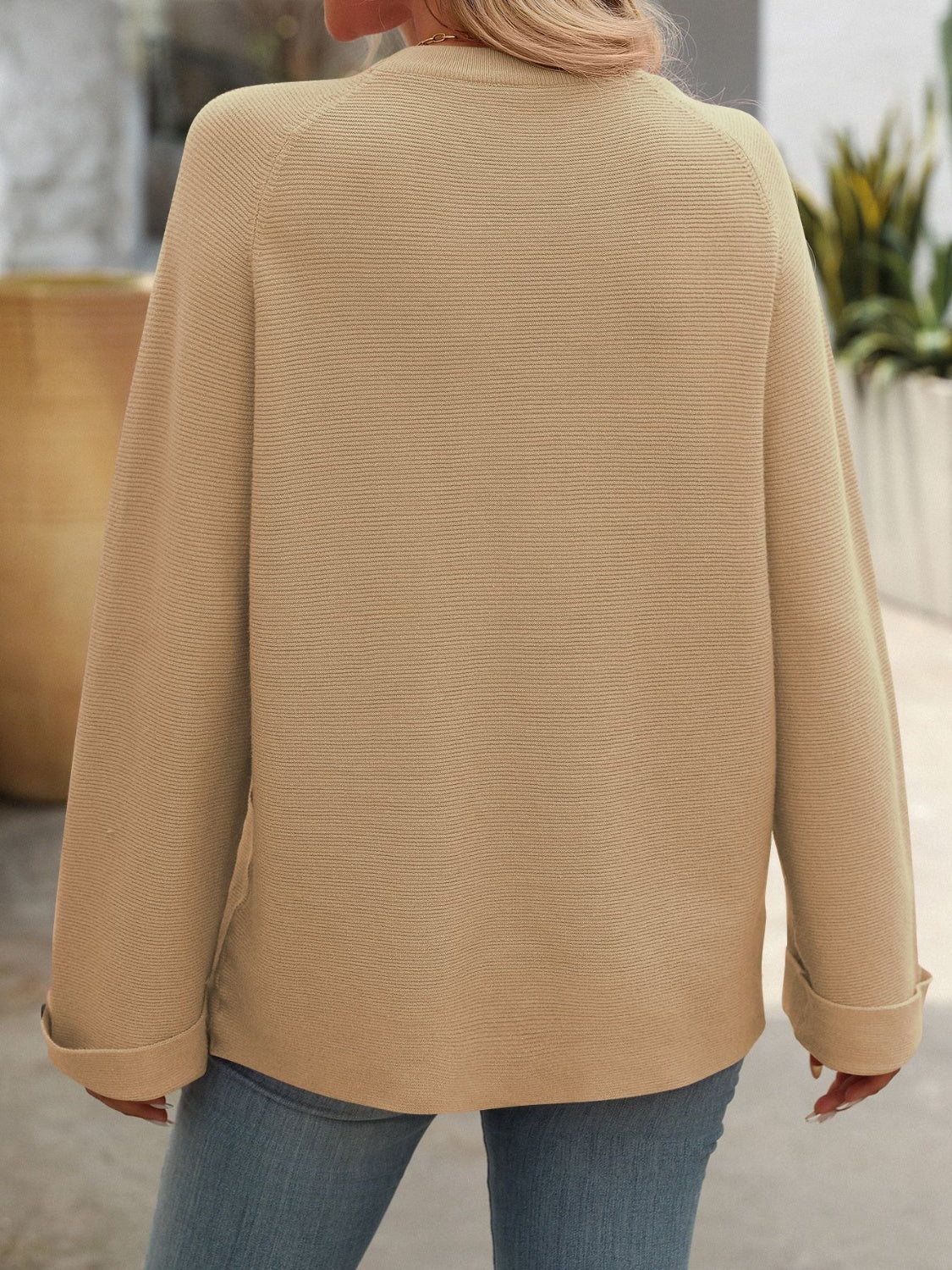 Mandy Round Neck Long Sleeve Sweater