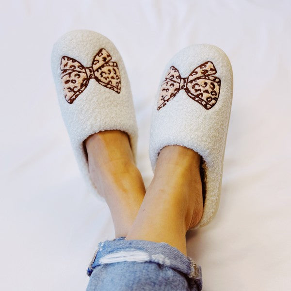 Emily Bow Cozy Lounge Slippers