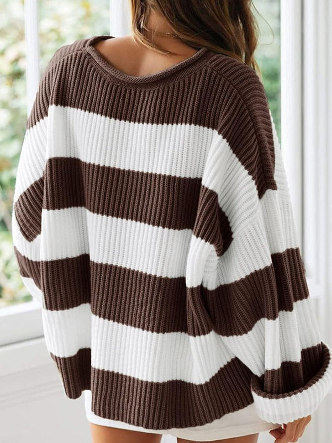 Round Neck Long Sleeve Sweater