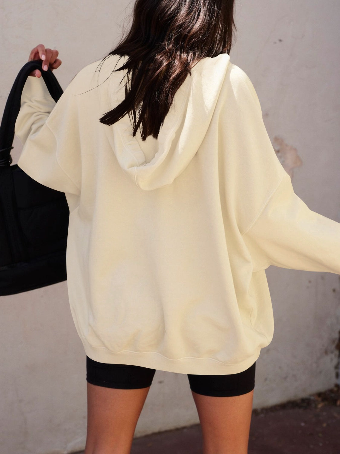 Lovelet Dropped Shoulder Long Sleeve Hoodie