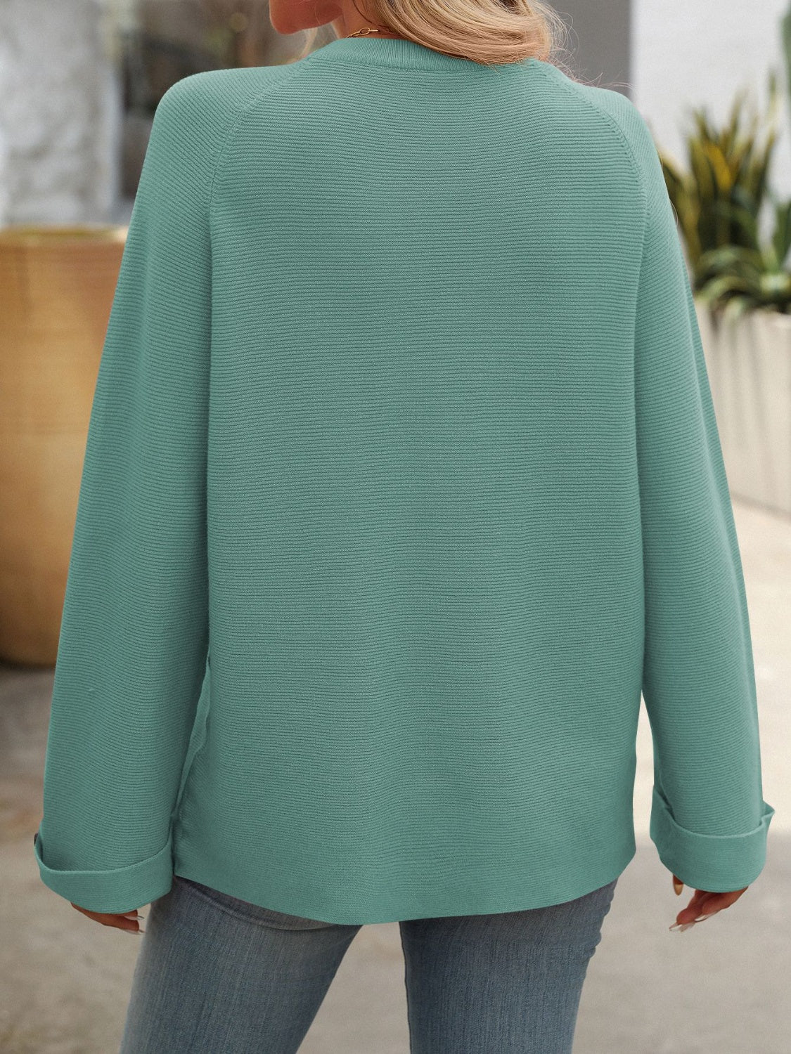 Mandy Round Neck Long Sleeve Sweater